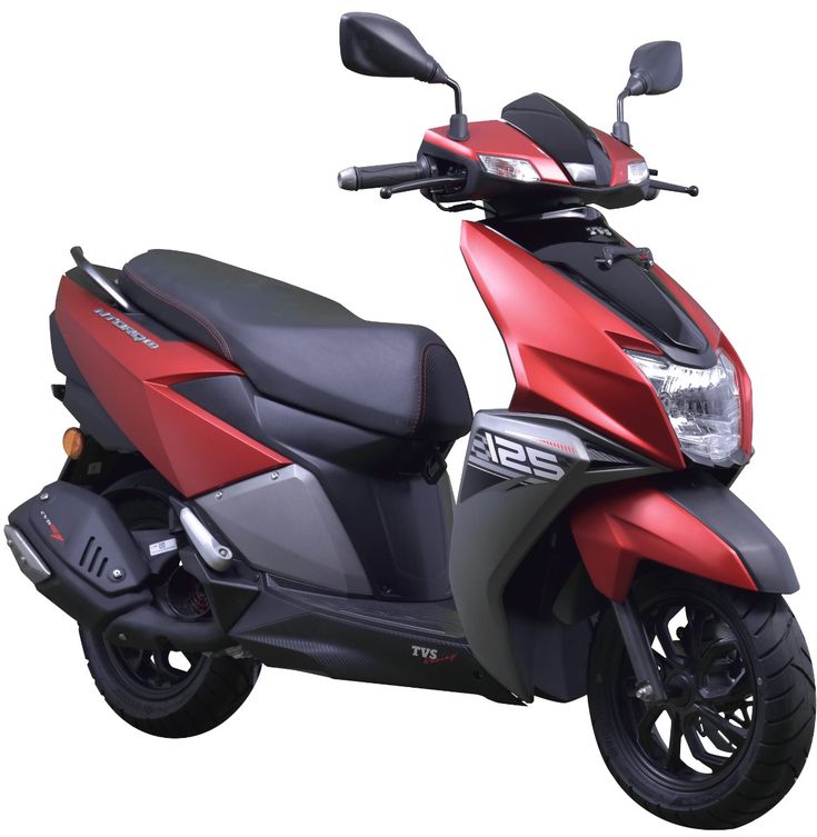 TVS NTORQ 125 — red sporty scooter